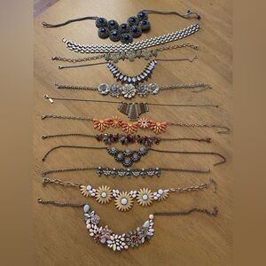 HUGE bundle of 12 statement necklaces